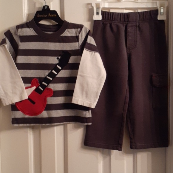 Carters size 2 shirt and matching pants - Picture 1 of 6